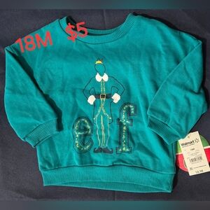 NWT Elf Sweatshirt 18M